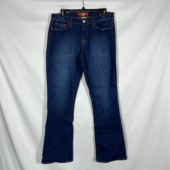 Y2K LUCKY BRAND SOFIA BOOT MID-RISE JEANS 12/31 L - Picture 1 of 8